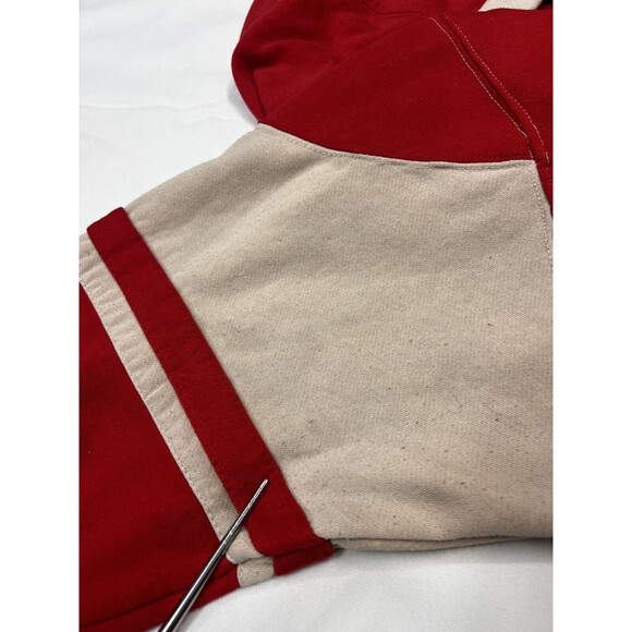 DETROIT REDWINGS Old Time Hockey Lacer Hoodie Hockey Style Gordie Howe #9 XL - Picture 11 of 16